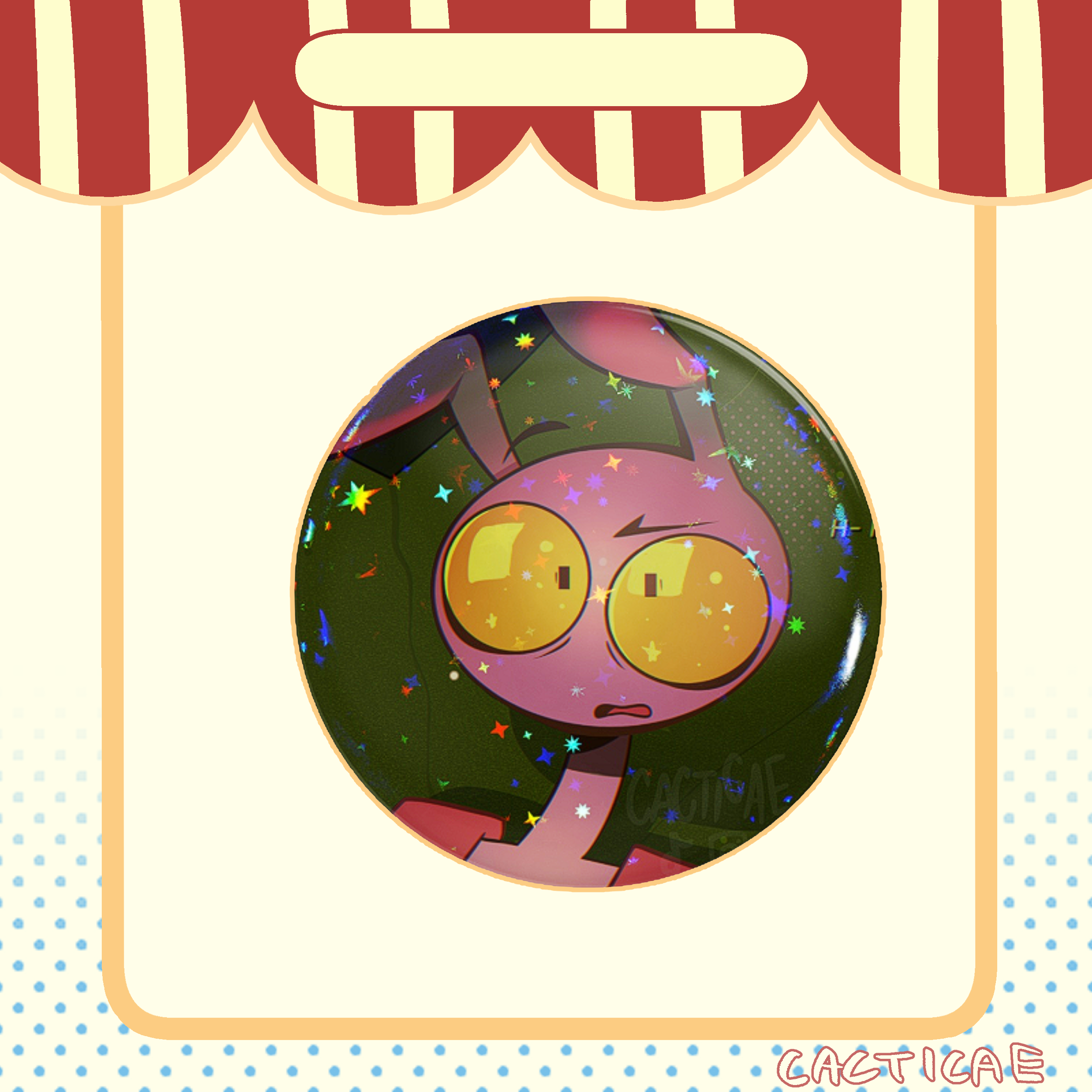 TADC Jax Holographic-Star Button / Badge