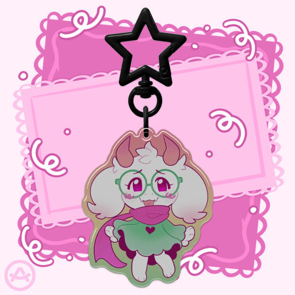 Ralsei - Epoxy Acrylic Keychain