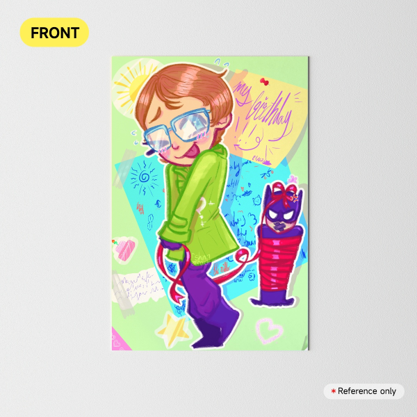 Riddler Postcard Print