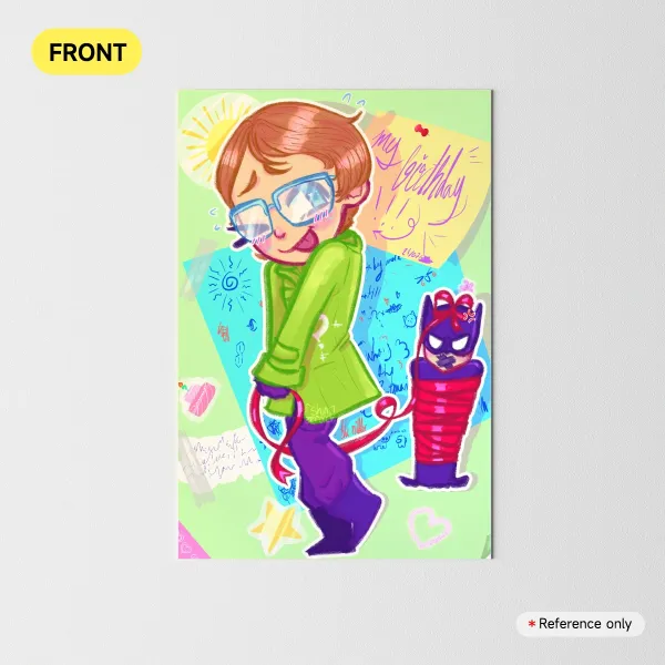Riddler Postcard Print