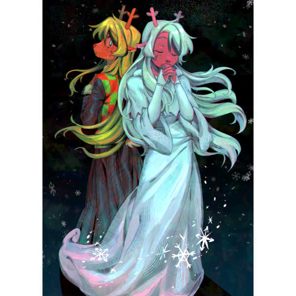 Light & Dark Noelle Mini Print