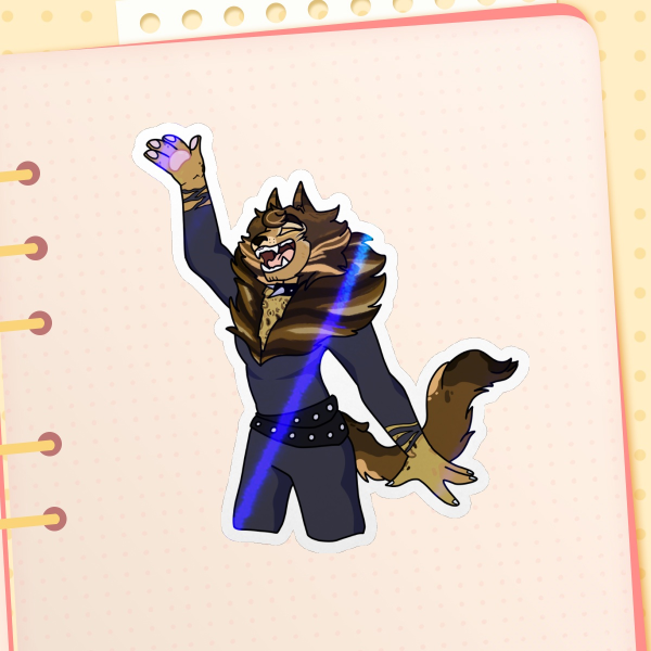 Singing Rum Tum Tugger Sticker