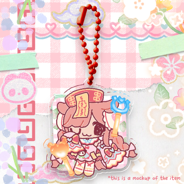 Umamusume | Agnes Digital (Halloween) Glitter Keychain