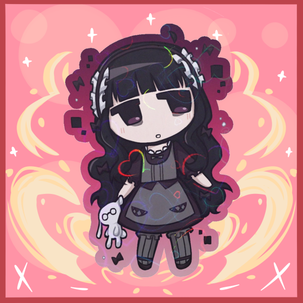 Hardgore Alice Colored Edge Sticker