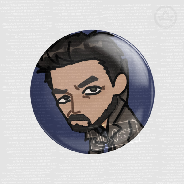 Billy Butcher The Boys Chibi Round Badge (GLOSS)