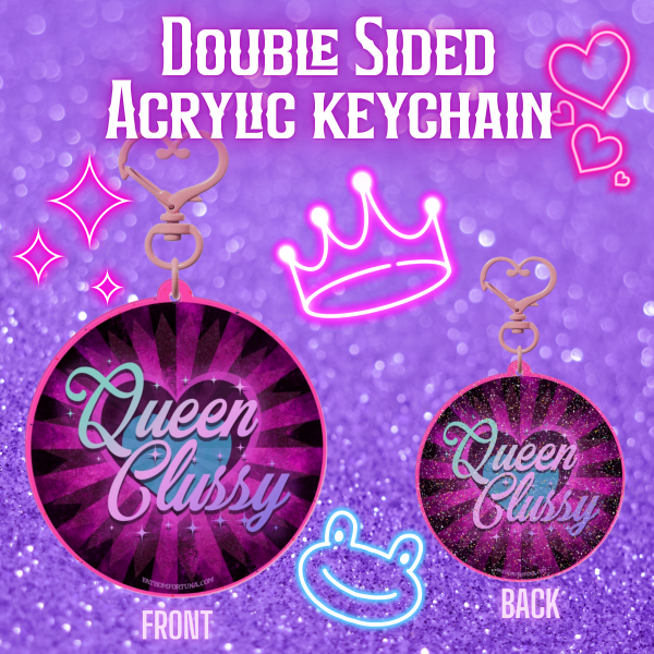 Queen Clussy Acrylic Keychain
