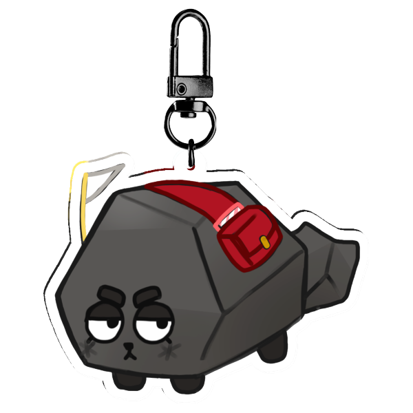 Coal keychain