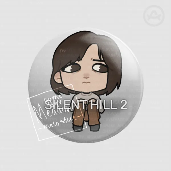 Angela Orosco Silent Hill 2 Remake - Chibi Badge (Glossy)