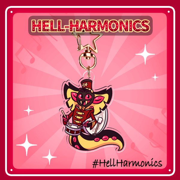 Hell-Harmonics Sir Pentious Keychains