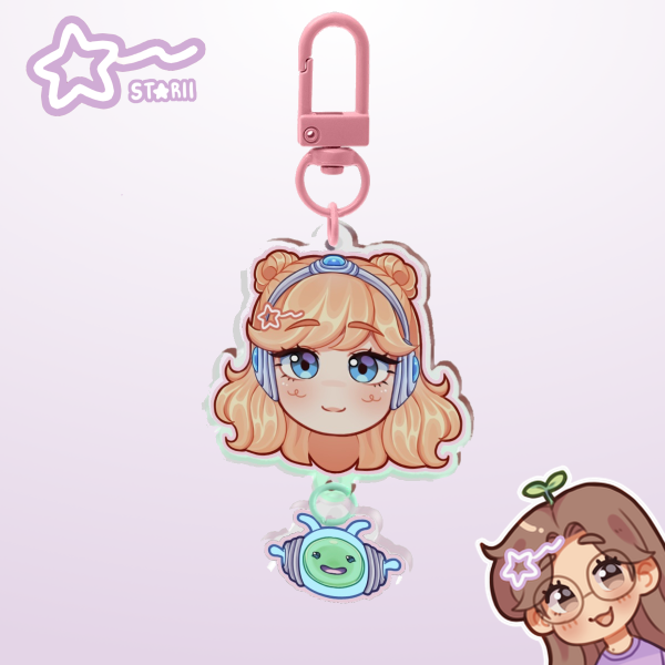 Space Groove Lux ᯓ★ Connection Acrylic Keychain