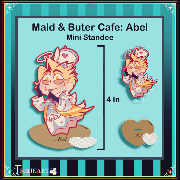 Maid & Butler Cafe | Chibi Abel | Mini Standee