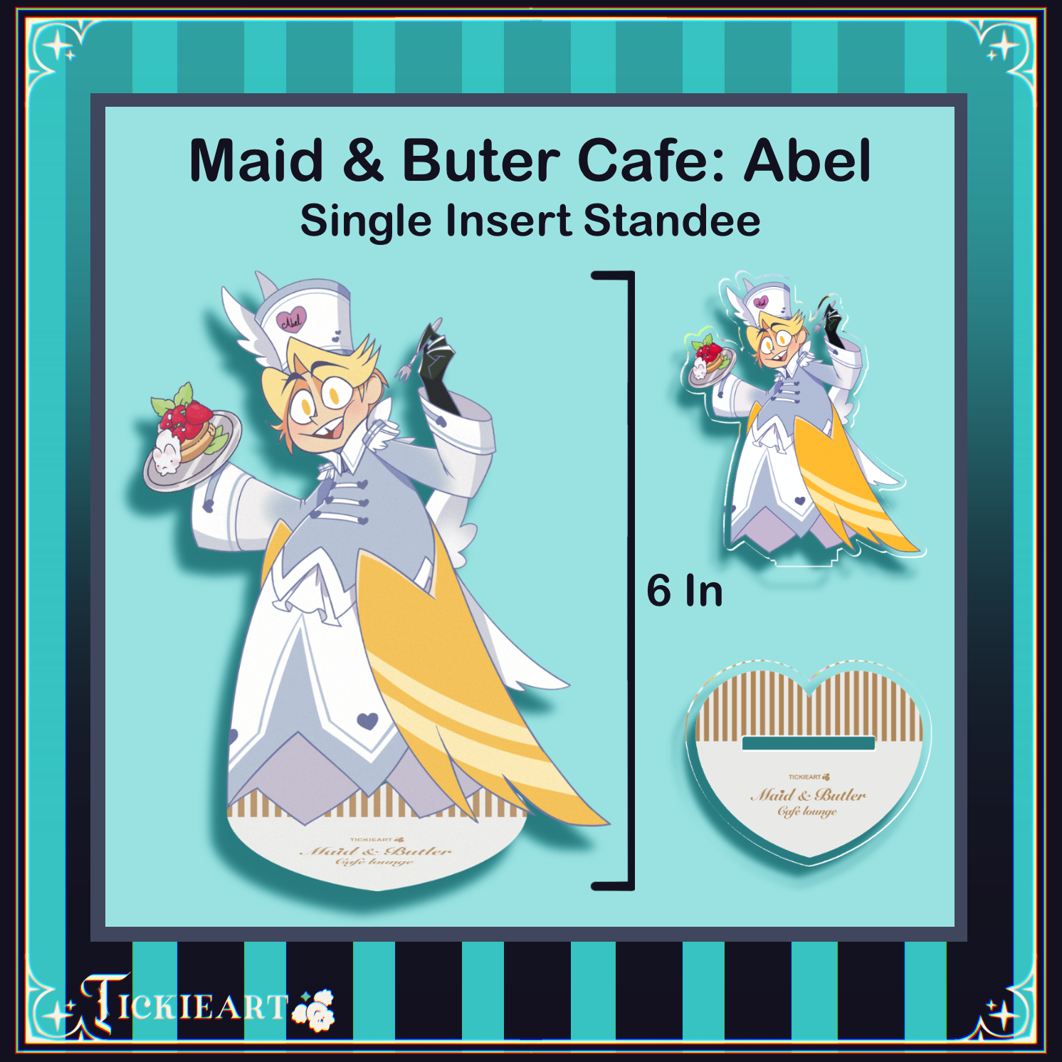 Maid & Butler Cafe | Regular Abel | Standee
