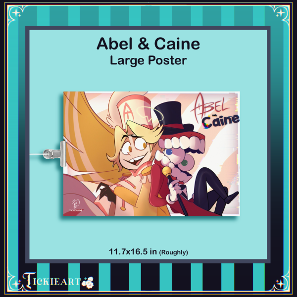 Abel & Caine | Large Poster