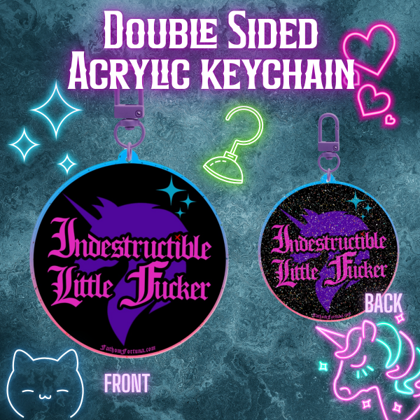 Indestructible Unicorn OFMD Keychain