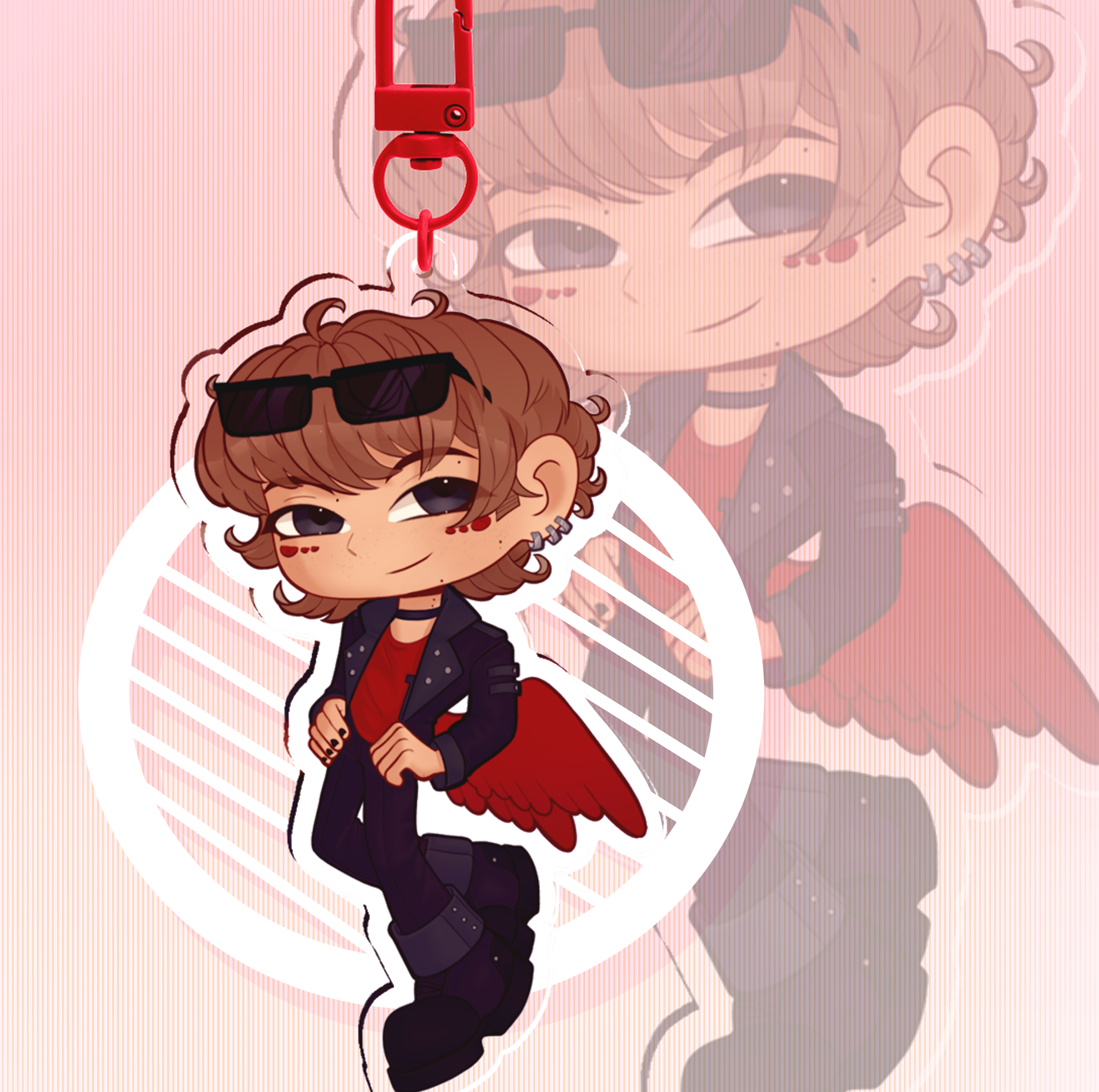 Grian Bad Boy Keychain