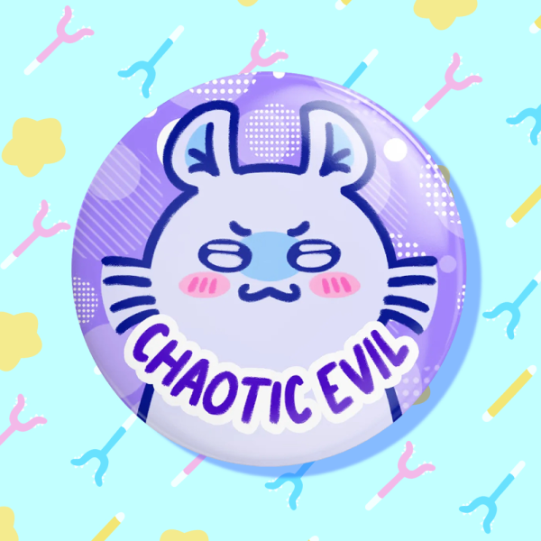 Holographic Chaotic Evil Momonga Badge