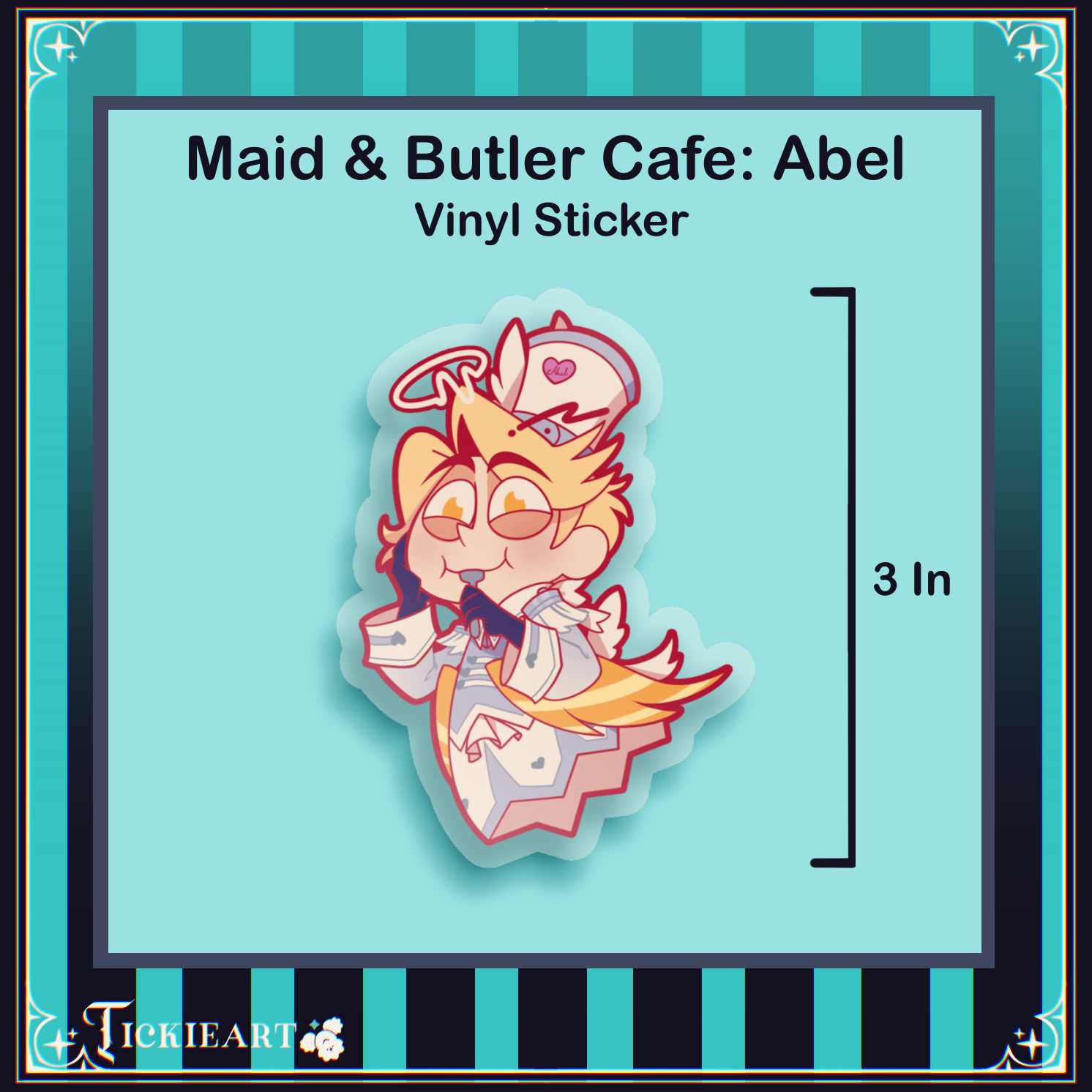 Maid & Butler Cafe | Abel | Vinyl Stickers