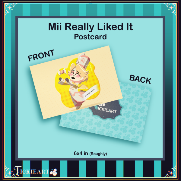 Mii Really Liked it | Postcard