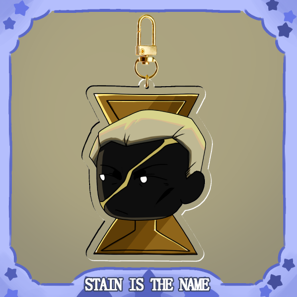 Hades II Chronos Titan of Time Clear Acrylic Keychain