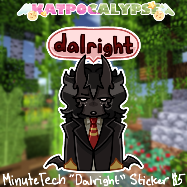 MinuteTech Dalright Sticker