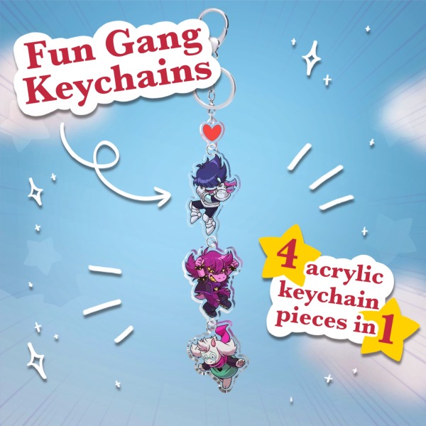 The Fun Gang - Acrylic Keychains