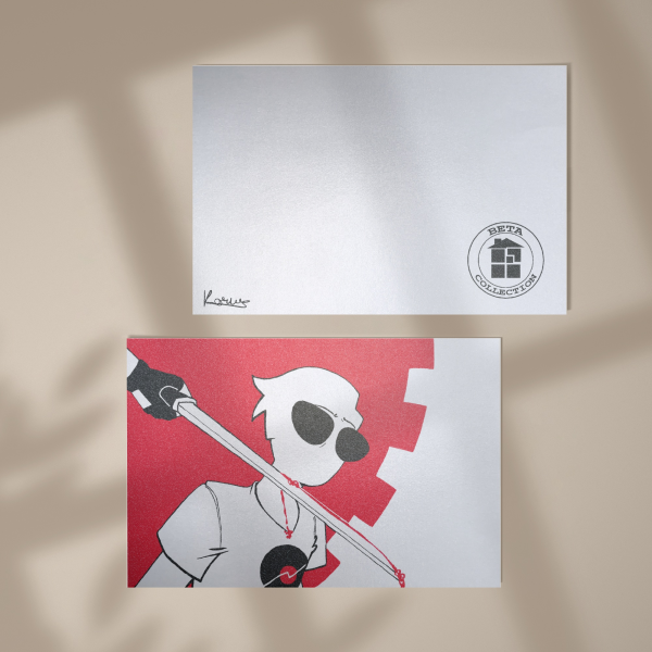 BETA RED Postcard