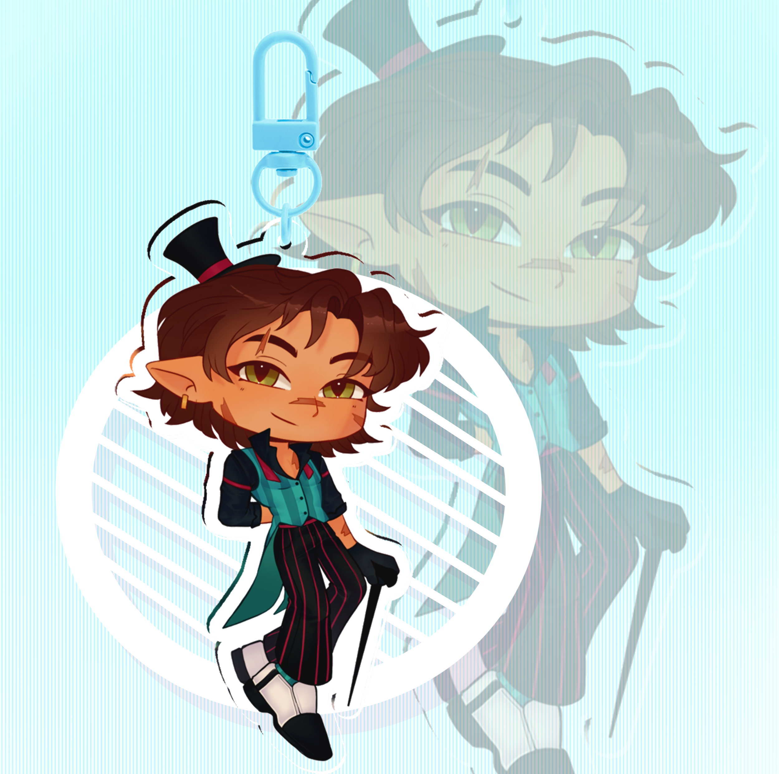 Scar Bamboozler Keychain
