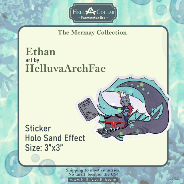 Ethan Sticker - Hellacollab Mermay Collection