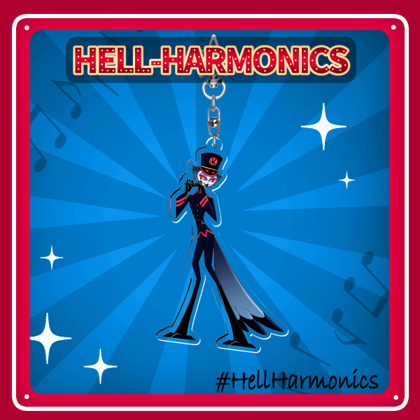 Hell-Harmonics - Stolas Clear Acrylic Keychain