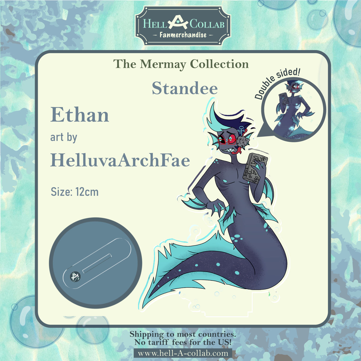 Ethan Standee – Hellacollab Mermay Collection
