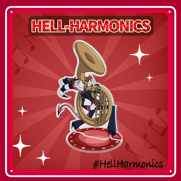 Hell-Harmonics - Blitzø Clear Acrylic Standee