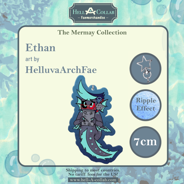 Ethan Ripple Keychain - Hellacollab Mermay Collection