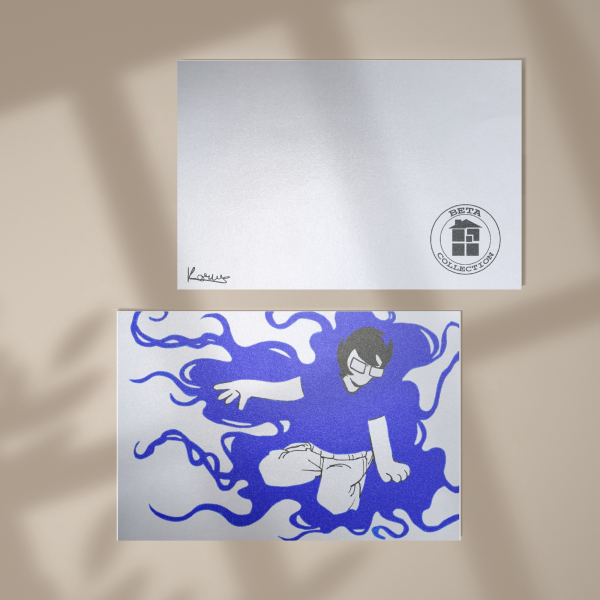 BETA BLUE Postcard
