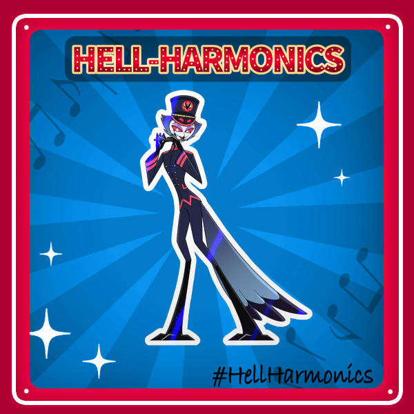Hell-Harmonics - Stolas Holographic Sticker