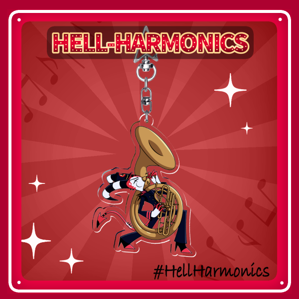 Hell-Harmonics - Blitzø Clear Acrylic Keychain