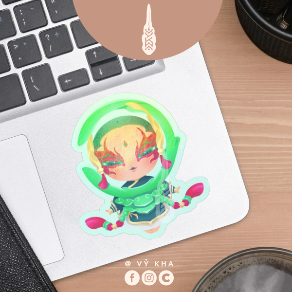 "Lotus" • Holo Stickers
