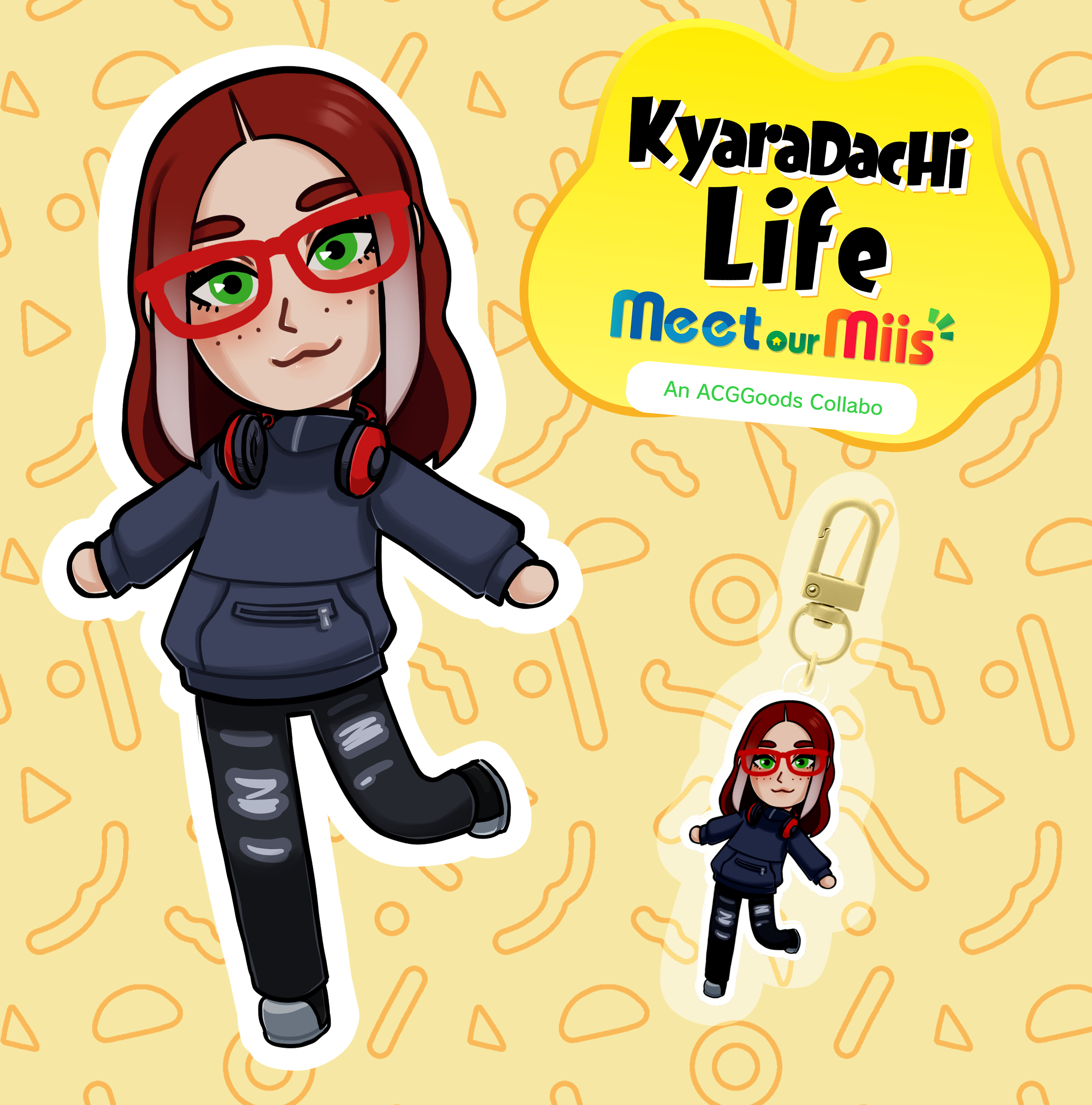 Tomodachi LTD] Kyadarachi Life Mii Collab by Chicamelon08 - ACGGOODS