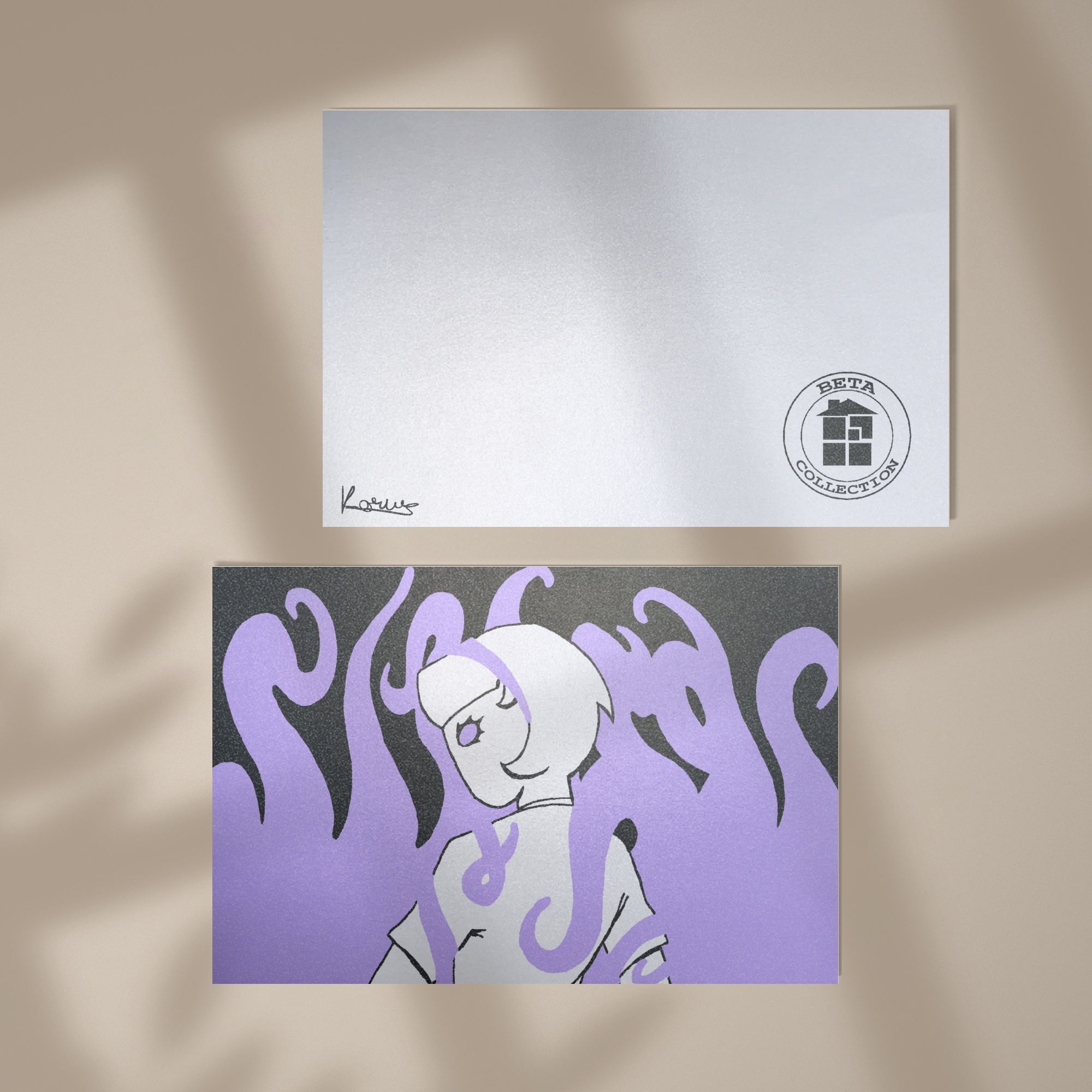 BETA PURPLE Postcard