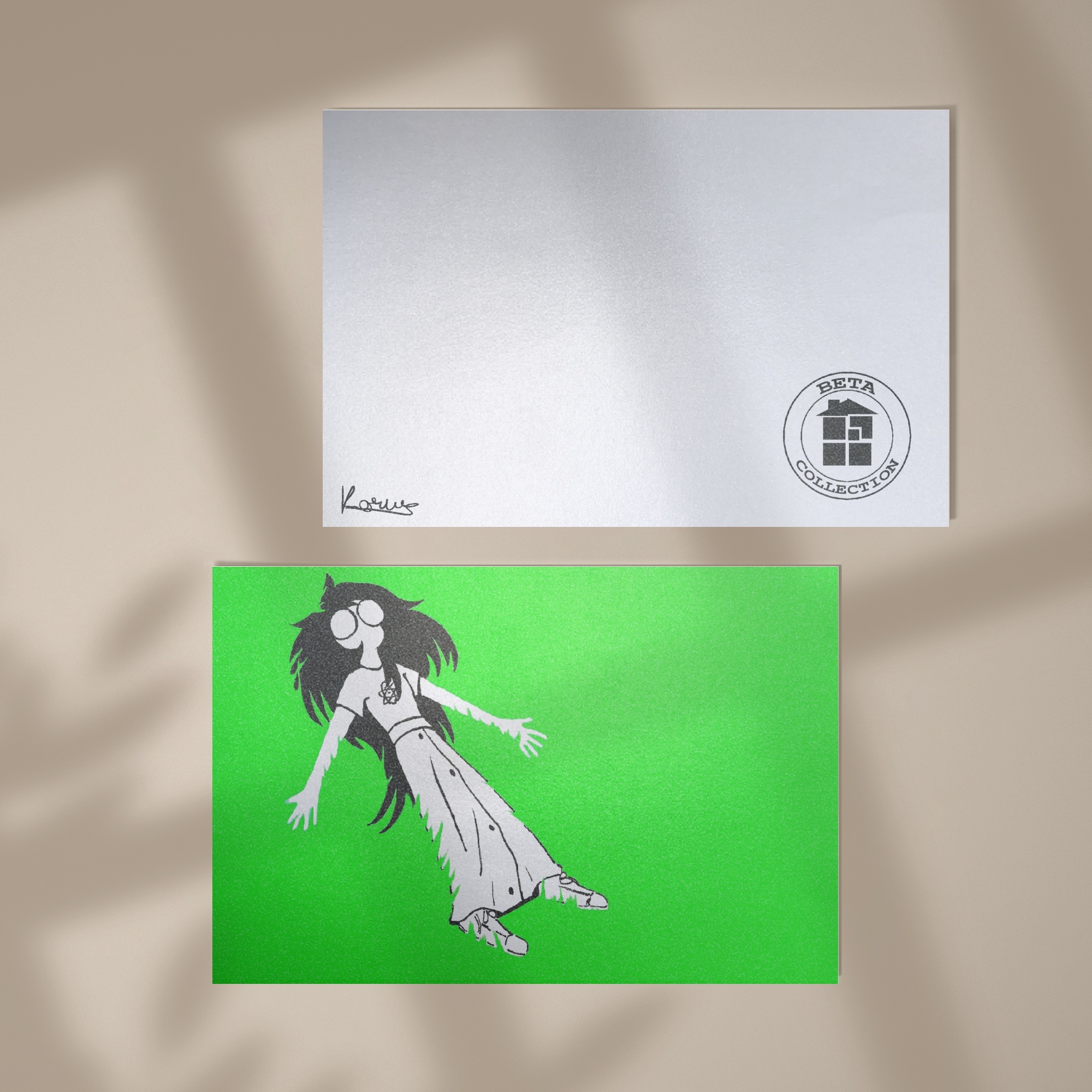 BETA GREEN Postcard