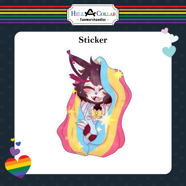 Husk Pride sticker || Hell-a-Collab Pride Collection