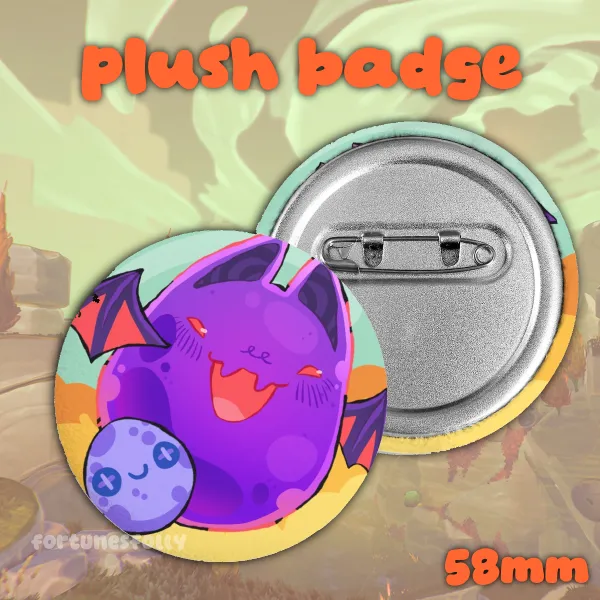 Batty Slime - Plush Badge