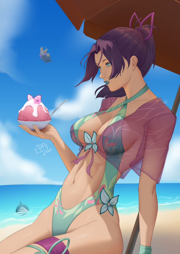 A5 Summer Psylocke Print (Marvel Rivals)