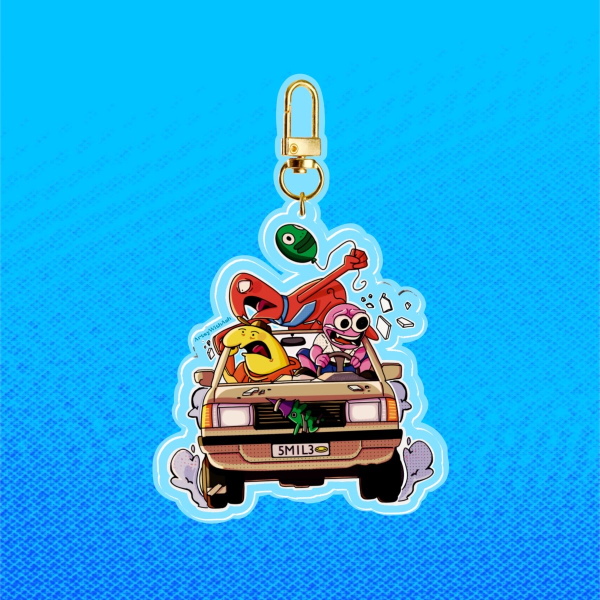 Smiling Friends Keychain