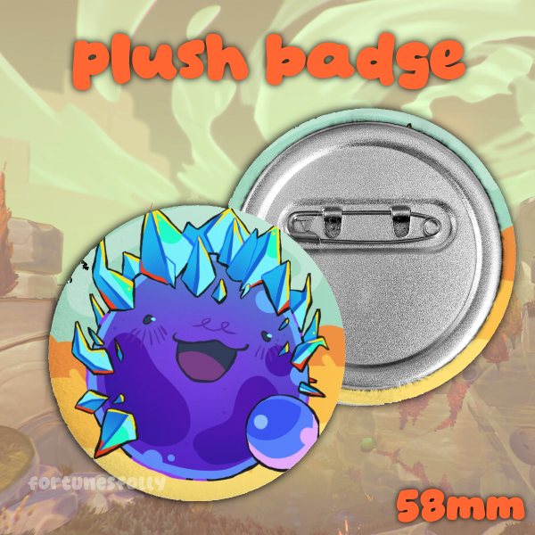 Crystal Slime - Plush Badge