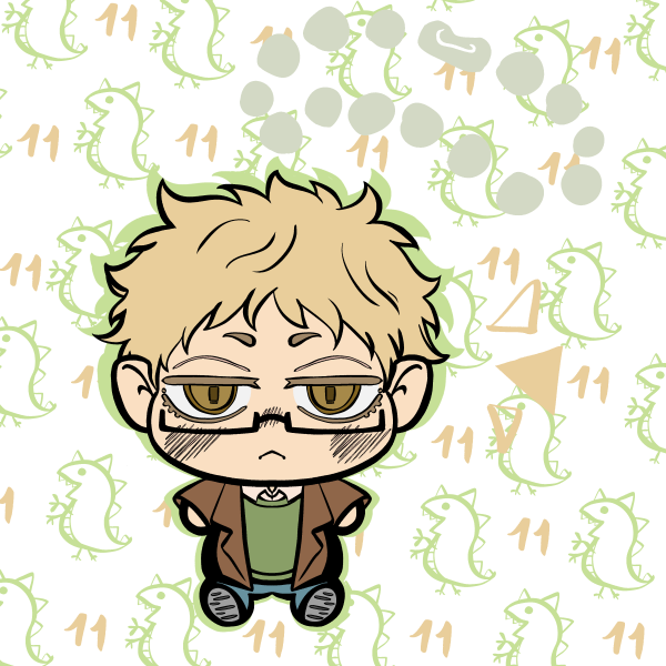 [Haikyuu!] Tsukishima Kei Keychain