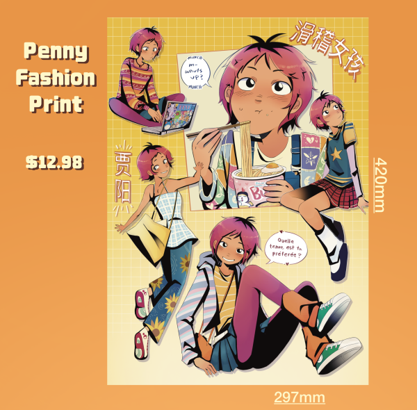 Penny Fashion Print