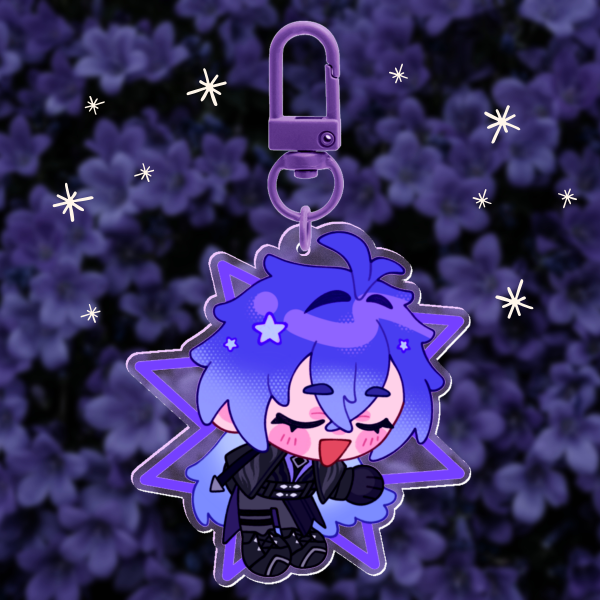 Flins Keychain (Genshin Impact)