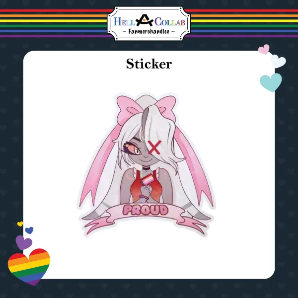 Vaggi Sticker || Hell-a-Collab Pride Collection