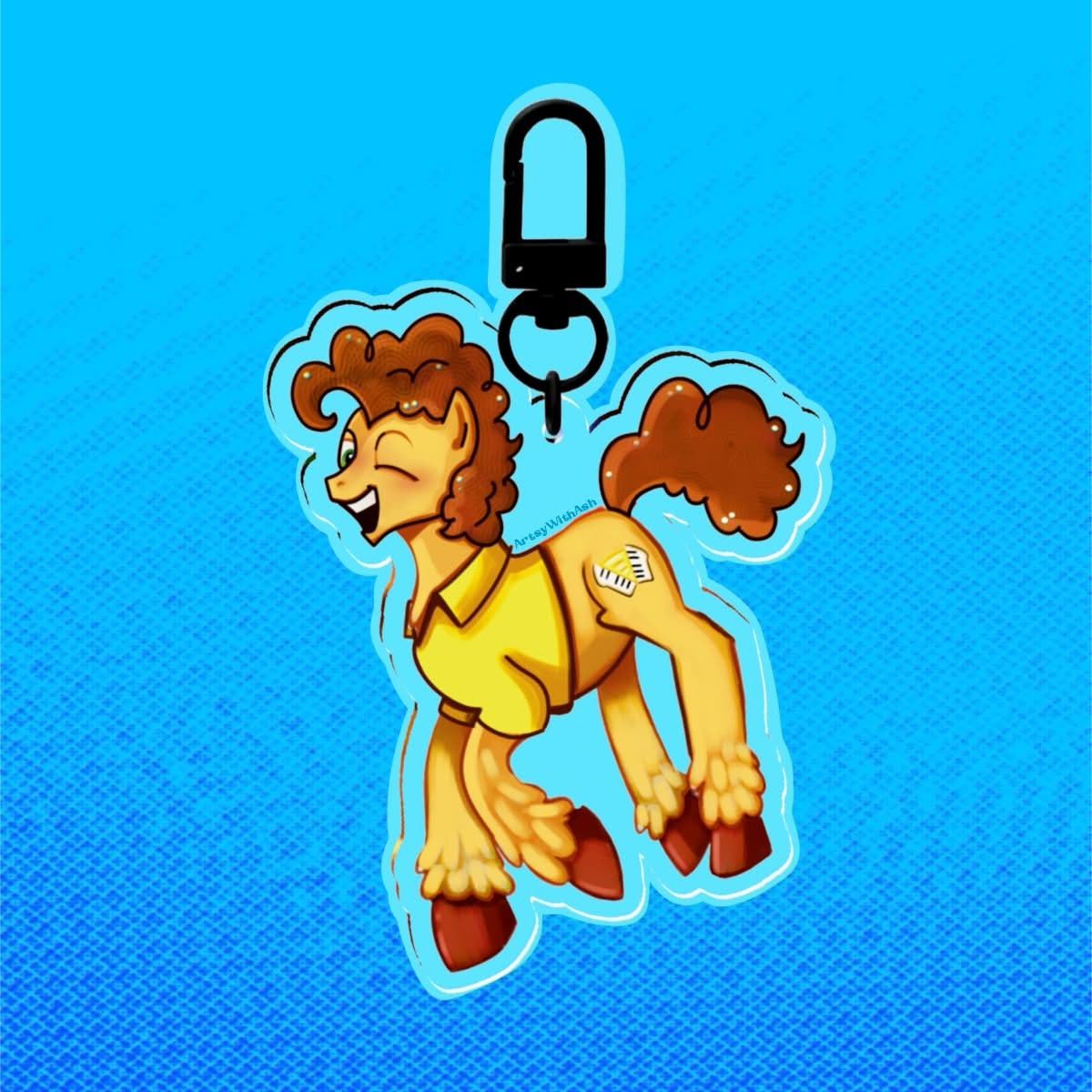 Cheese Sandwich My Little Pony Keychain