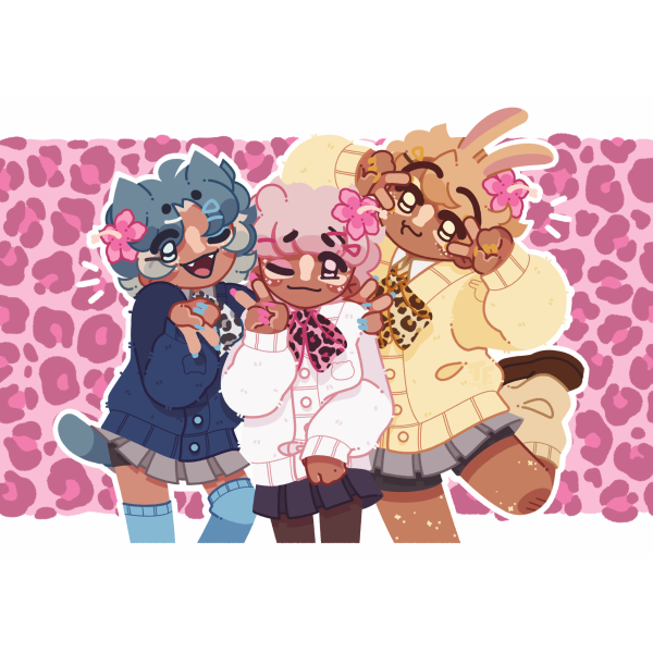 Chiikawa Gijinka Gyaru poster